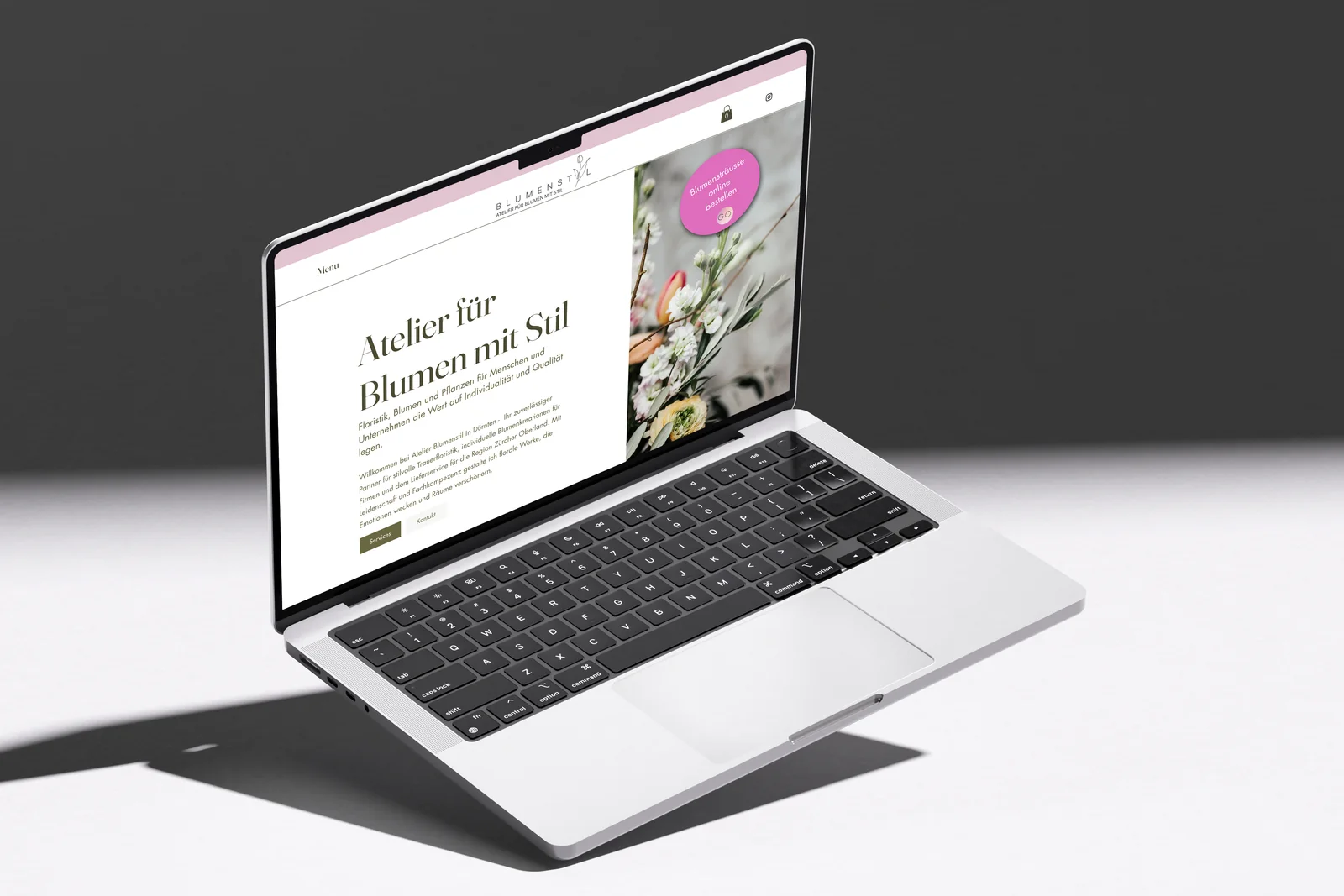 Website Atelier Blumenstil