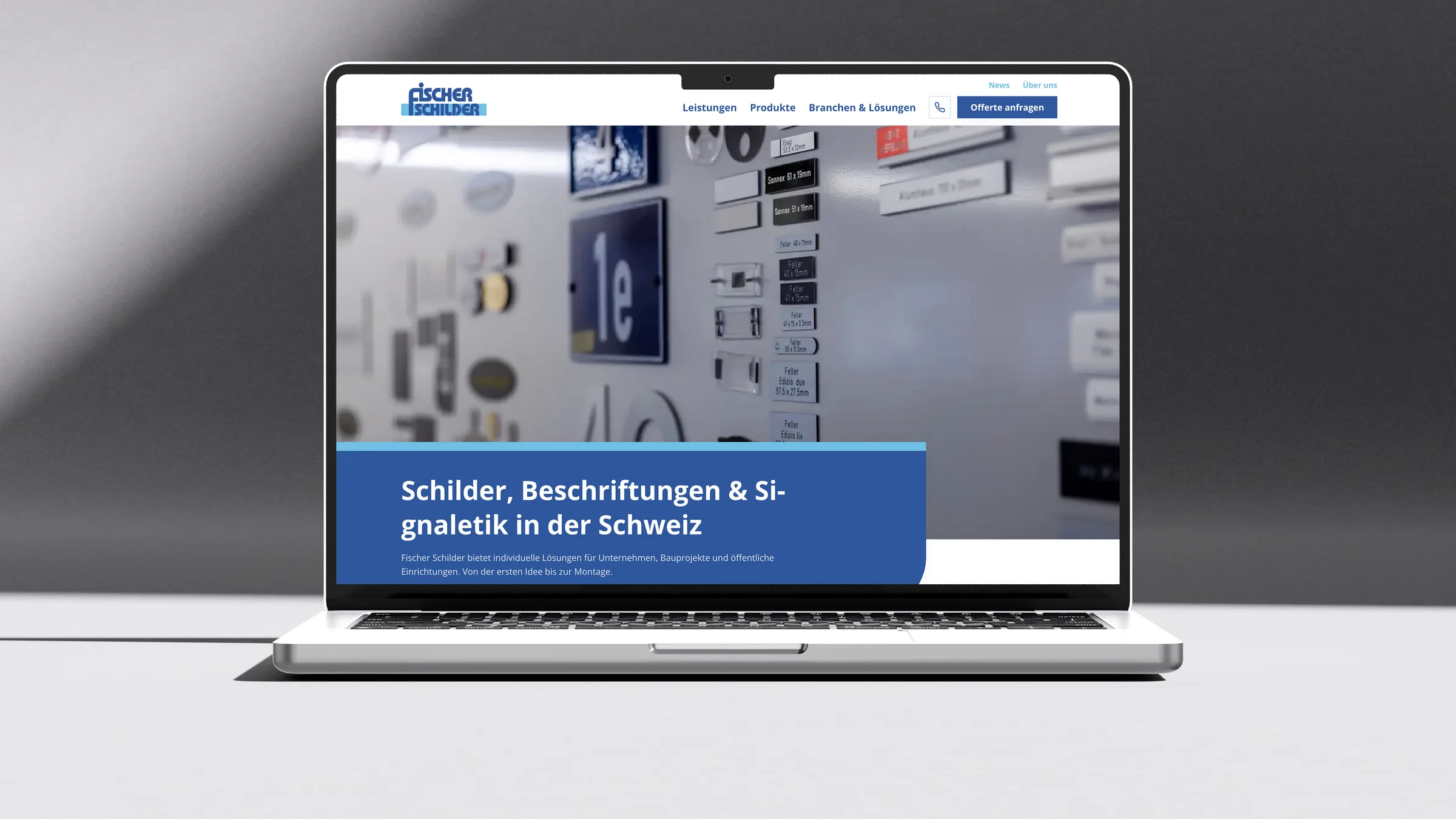 Website Fischer Schilder GmbH